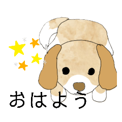 [LINEスタンプ] かわいい犬の使いやすいスタンプ