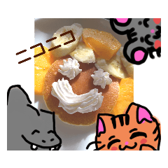 [LINEスタンプ] 写真でカバネゴフレンド