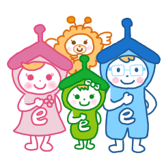 [LINEスタンプ] E-family「共に未来をつくる」