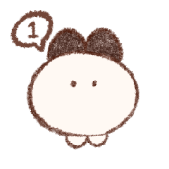 [LINEスタンプ] 黒い耳のうさぎちゃんバンバニー 1