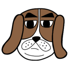 [LINEスタンプ] おしゃべり犬ちくわ