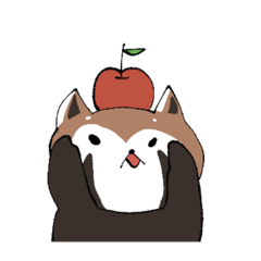 [LINEスタンプ] レッサーパンダの足がかわいい