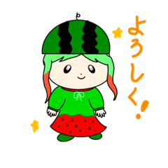 [LINEスタンプ] フルーツキャラクターの日常