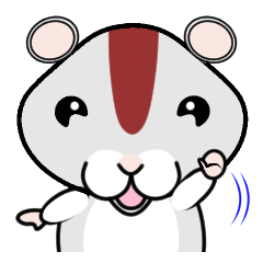 [LINEスタンプ] ハムハムオヤジ（ハムスター）ビッグ