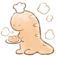 [LINEスタンプ] PAN NOSAURS(パンナソーズ)