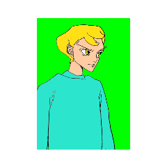 [LINEスタンプ] カラフルキャラクターズ