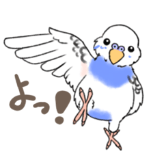 [LINEスタンプ] セキセイインコの団長