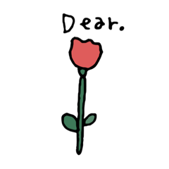 [LINEスタンプ] Dear All Friends_01.