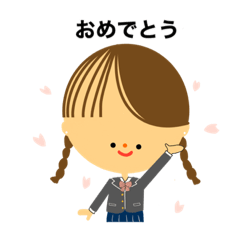 [LINEスタンプ] ロニココちゃんの1年