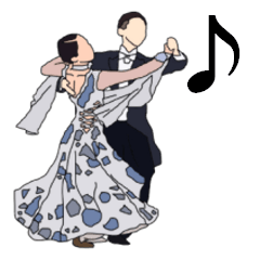 [LINEスタンプ] 社交ダンス♫♫