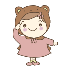 [LINEスタンプ] ほっこり癒やされる女の子の日常スタンプ②