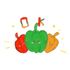 [LINEスタンプ] べじべじ隊（野菜）