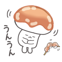 [LINEスタンプ] 春スイーツマッシュの敬語あいさつ