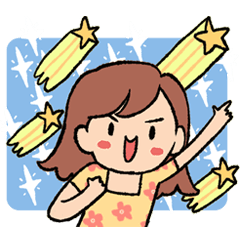 [LINEスタンプ] 素敵なショートヘアの女の子