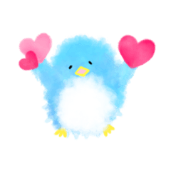 [LINEスタンプ] 鳥のようなペンギンのような