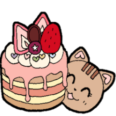 [LINEスタンプ] ねことおかしのスタンプ