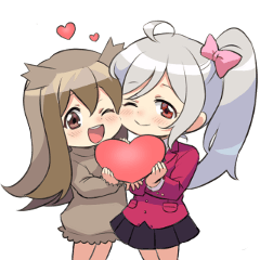 [LINEスタンプ] クラリッサとリノン