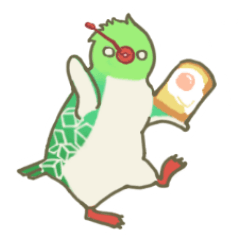 [LINEスタンプ] フロートペンギンズ