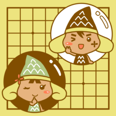 [LINEスタンプ] たけのこ囲碁協会マスコットのスタンプ