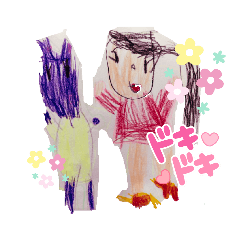 [LINEスタンプ] つーちゃんおえかき5