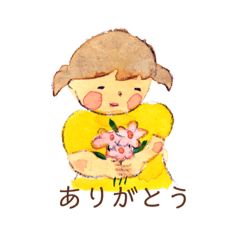 [LINEスタンプ] こどもを描く