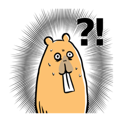 [LINEスタンプ] カピバラのかぴお