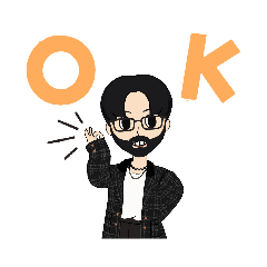 [LINEスタンプ] かわいいおっさんです