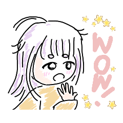 [LINEスタンプ] よくやる行動をするいい子たち