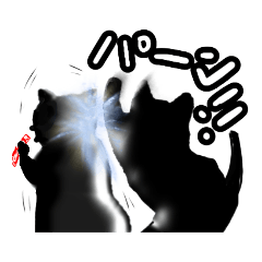 [LINEスタンプ] 暴走黒猫スタンプ