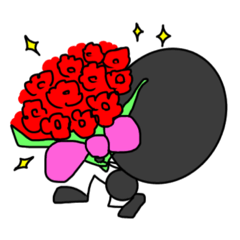 [LINEスタンプ] 日常活用黒子くん