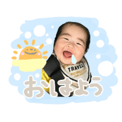 [LINEスタンプ] 子供の成長写真スタンプ