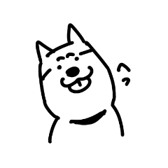 [LINEスタンプ] まるまる生きる柴犬