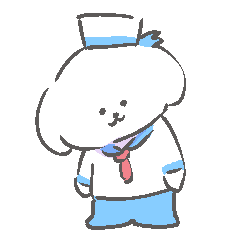 [LINEスタンプ] セーラーなビションくん