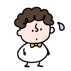 [LINEスタンプ] 気遣うへんてこなばぶくん