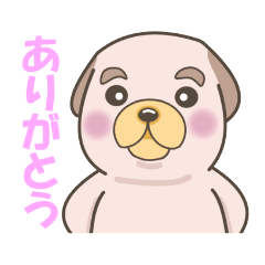 [LINEスタンプ] パグ助の日常2