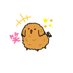 [LINEスタンプ] もっふもふプードルスタンプ