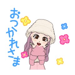 [LINEスタンプ] ピンク大好き★おしゃれ女子