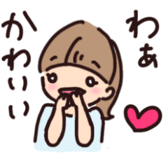 [LINEスタンプ] ゆるふわ女子の手書き文字スタンプ