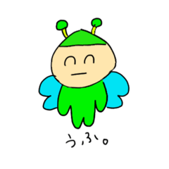 [LINEスタンプ] ミドリカワ ヨウセイコちゃん