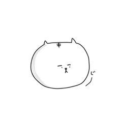 [LINEスタンプ] さりげねこ