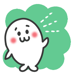 [LINEスタンプ] まるすぎるアザラシ ごあいさつ