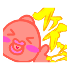 [LINEスタンプ] イカと金魚は今日もマイペース