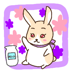 [LINEスタンプ] ミルティうさ