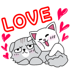 [LINEスタンプ] ニャンころfriends