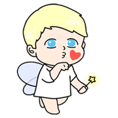 [LINEスタンプ] ラッキーようせい