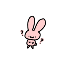 [LINEスタンプ] ゆるっと雑に兎ちゃん