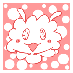 [LINEスタンプ] 雲兎のくももふちゃん