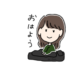 [LINEスタンプ] お酒と、バレーと、時々みーちゃん。