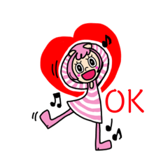 [LINEスタンプ] モモちゃんのハートフルスタンプ