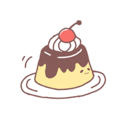 [LINEスタンプ] ただただぷりん。